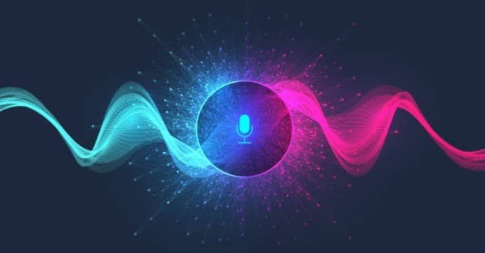 AI voice agent interface connected to business workflow actions